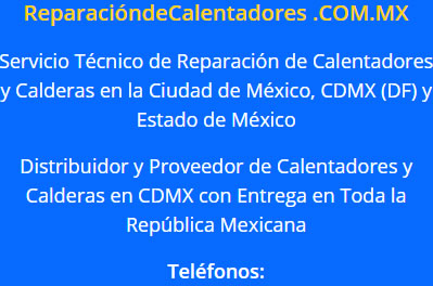 Datos Reparacion de Calentadores